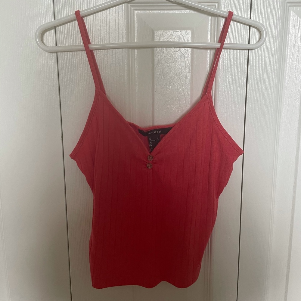 Forever 21 Coral Crop Top